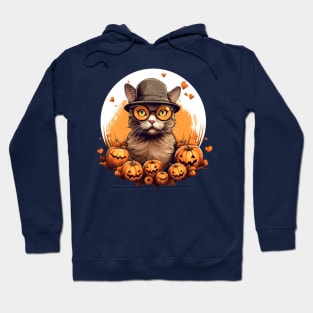 halloween cat Hoodie